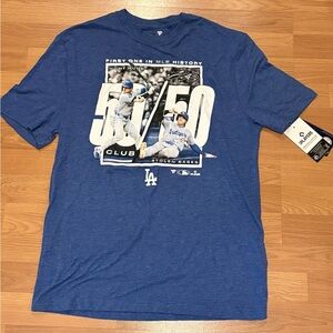 NWT Fanatics Blue Shohei Ohtani 50/50 T-Shirt